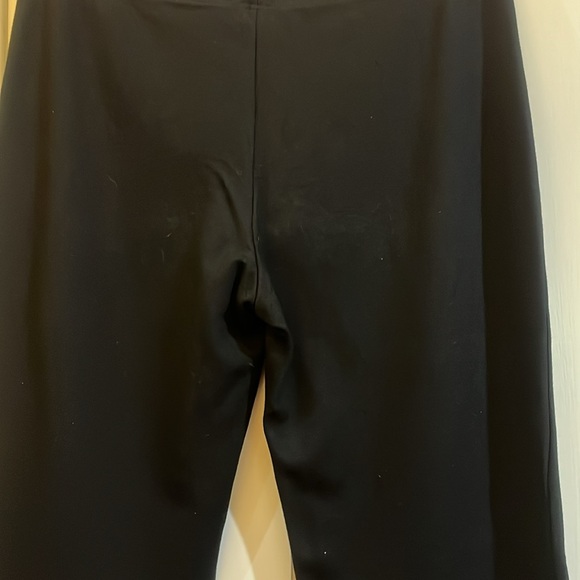 CLARA SUNWOO large Black Flair Knit blend pants. Never worn. Inseam 29 1/2. - Picture 5 of 8